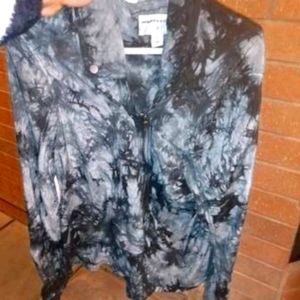 Tie Dye Amber Moto Jacket